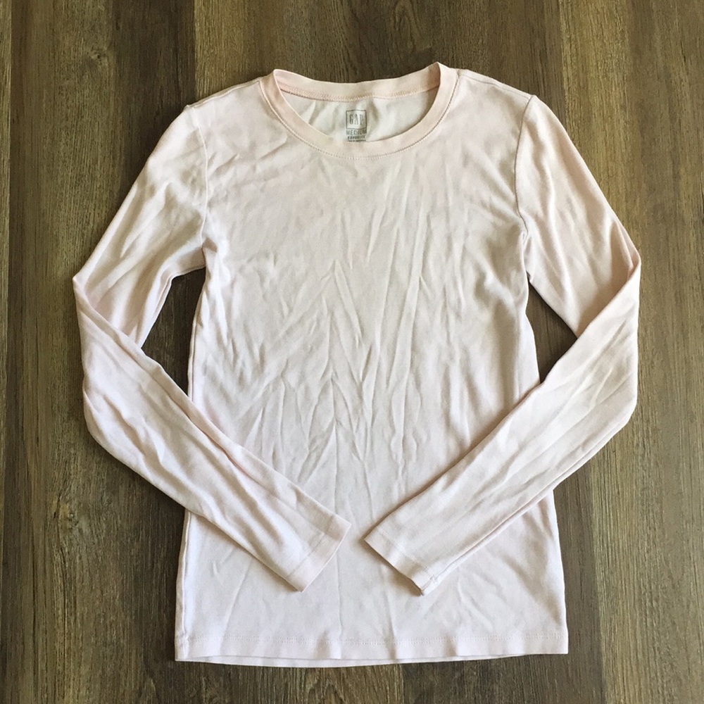 GAP Pink Long-sleeved T-shirt